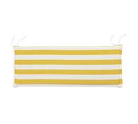 Habitat Stripe Garden Bench Cushion - Yellow