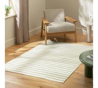 Habitat Stripe Green Rug - 160x230cm