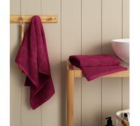 Habitat Supersoft 2 Pack Hand Towel - Plum