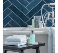 Habitat Supersoft Cotton Tufted Face Cloth - Blue