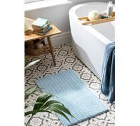 Habitat Supersoft Quick Dry Bath Mat - Coastal Blue
