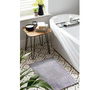 Habitat Supersoft Quick Dry Bath Mat - Silver