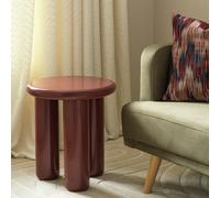 Habitat Totley Round Side Table - Red
