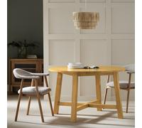 Habitat Trieste Round 4 Seater Dining Table - Oak