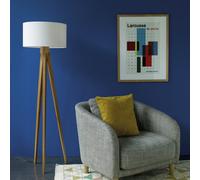 Habitat Tripod Wooden Floor Lamp Base Only - Ash
