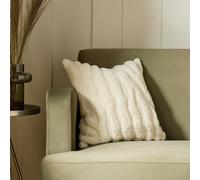 Habitat Tufted Waves Cushion - Neutral - 43x43cm