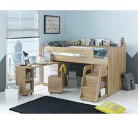 Habitat Ultimate Storage Mid Sleeper Bed Frame - Beech