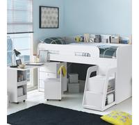 Habitat Ultimate Storage Mid Sleeper Bed Frame - White