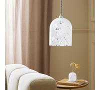 Habitat White Confetti Glass Easy Fit Lampshade - 18cm