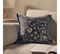 Habitat Winter Floral Cushion - Grey - 43x43cm