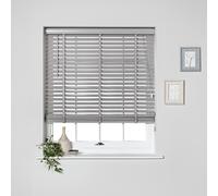 Habitat Wooden Grey 50mm Slat Venetian Tape Blind - 180cm
