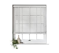 Habitat Wooden White Venetian Tape Blind - 180cm