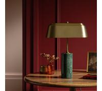 Habitat x Morris & Co. Bankers Marble Table Lamp-Green