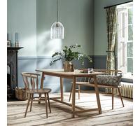 Habitat x Morris & Co. Canterbury Oak 4 Seater Dining Table