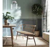 Habitat x Morris & Co. Canterbury Oak Dining Bench