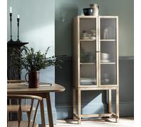 Habitat x Morris & Co. Canterbury Oak Veneer Display Cabinet