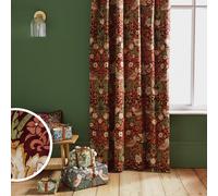 Habitat x Morris & Co. Curtains - Red - 117x137cm
