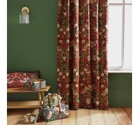 Habitat x Morris & Co. Curtains - Red - 168x183cm