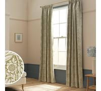Habitat x Morris & Co. Floral Curtains - Green - 117x137cm