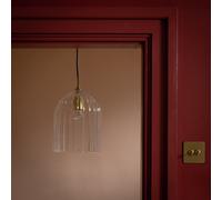 Habitat x Morris & Co. Glass & Brass Cloche Ceiling Light