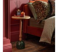 Habitat x Morris & Co. Hammersmith Marble & Wood Side Table