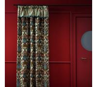 Habitat x Morris & Co. Hyacinth Ruffle Pencil Pleat Curtain - 168x183cm
