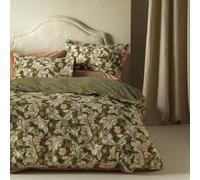 Habitat x Morris & Co. Leicester Cotton Reversible Green Bedding Set - Single
