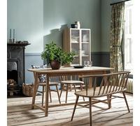 Habitat x Morris & Co. Natural Dining Table, Bench &2 Chairs