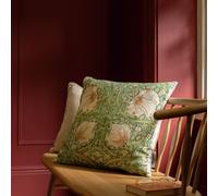 Habitat x Morris & Co. Pimpernel Cushion - Green - 50x50cm