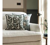 Habitat x Morris & Co. Rosehip Crewel Cushion - Green