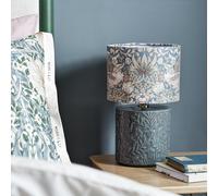 Habitat x Morris & Co. Strawberry Thief Blue Ceramic Lamp