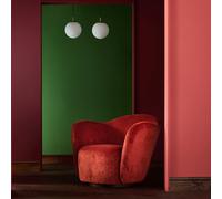 Habitat x Morris & Co. Wightwick Velvet Armchair - Rust