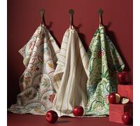 Habitat x Sanderson & National Trust Pack of 3 Tea Towels