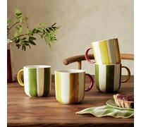 Habitat x Sanderson & National Trust Stripe Mugs 4pk
