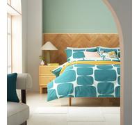 Habitat x Scion Cotton Lohko Teal Bedding Set - King size