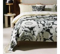 Habitat x Scion Kukkia Throw - Black - 150x200cm