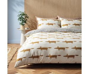Habitat x Scion Mr Fox Cotton Cream Bedding Set - Single