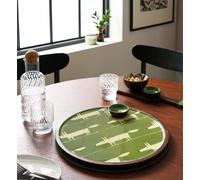 Habitat x Scion Mr Fox Mango Wood Serving Platter - Green