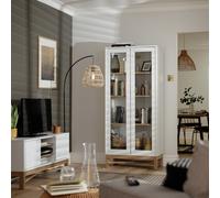 Habitat Zander Display Unit - White & Oak Effect