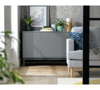 Habitat Zander Textured Large Sideboard - Grey
