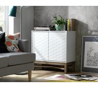 Habitat Zander Textured Small Sideboard -White