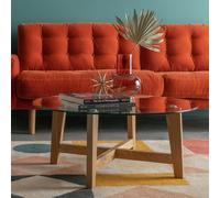 Habitat Zela Round Oak Coffee Table - Natural