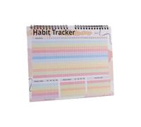 Habits Trackers Calendar Life Planner Effective Time Management Daily Goal Organizers for Improvement Colorful Habits Trackers Calendar Life Planner with Binding for Personal Growth
