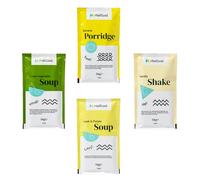 Habitual 4 Pack Meal Replacement Shake, Soup & Porridge Taster Box | NHS Provider | Helps Weight Loss & Diabetes Remission | Weight Loss Shake, Soups & Porridge Starter kit (Taster Box, Vegan)
