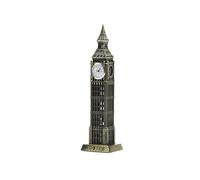 HABITZ England Metal Big Ben Clock Tower Building Model Statue Ornament Decorative London Landmarks Architecture Collectible Figurine For Home Office Desktop Decor,Tourism Souvenir Decoration(18cm)