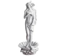 HABITZ Greek Goddess Figurine Resin Statue Classic Aphrodite Sculpture Bonded Marble Polyresin Adorn Desktop Bookcase Wall Shelves Home Office Decoration Accessories(NSDX06)