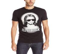 Habo Line Goodie Two Sleeves I'll Be Back O-Neck 100% Cotton Short Sleeve Unisex T-Shirt L Black