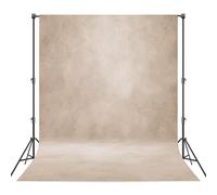 Haboke Abstract Professional Photography Backdrop for Portrait Photo Props Booth Background Photoshoot Studio with Polyester Fabric Roller Pocket on Top (8x10ft,Light Beige)