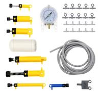 Habow 11Pcs Technic-pneumatic-cylinder kit Compatible with Lego-Pneumatic Technic-Parts Barometer Air-Tank Cylinders Air Pump Pressure Rod Switch Piston Hose MOC-Replacement-Parts.