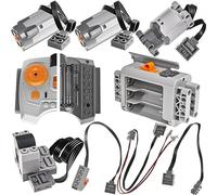 Habow 9 in 1 Power-Functions Motor-Set Compatible with Branded building blocks-Motor STEM Building Block Toy for MOC Technic-Parts.